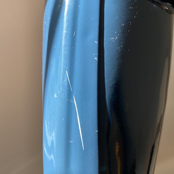 Navy Blue High Gloss Hunter Rain Boots, size 6 - Picture 7 of 8